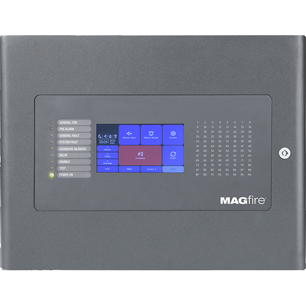 MAG MAGPRO9601 MAGPRO Addressable 96 Zone Fire Alarm Panel Grey