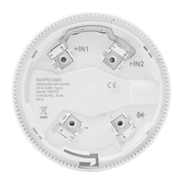 MAG MAGPRO-DBS1 Addressable Fire Sounder Deep Base White