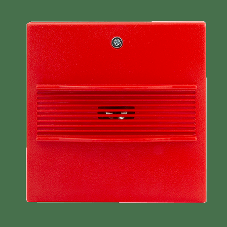 MAGDUOSRSQ 2 Wire Sounder Square Red