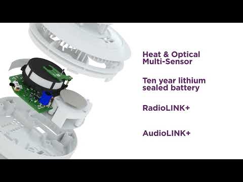 Aico Ei660i Multi-Sensor Fire Alarm – Battery-Powered Optical & Heat Detection – SKU: Ei660i