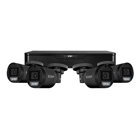 RekorHD RCKBB 24/7 Analogue HD 2MP 4CH 4 Camera Bullet Kit Black 1TB