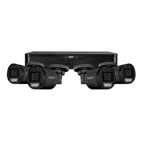 RekorHD RCKBB 24/7 Analogue HD 2MP 4CH 4 Camera Bullet Kit Black 1TB
