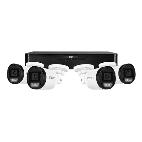 RekorHD RCKBW 24/7 Analogue HD 2MP 4CH 4 Camera Bullet Kit White 1TB