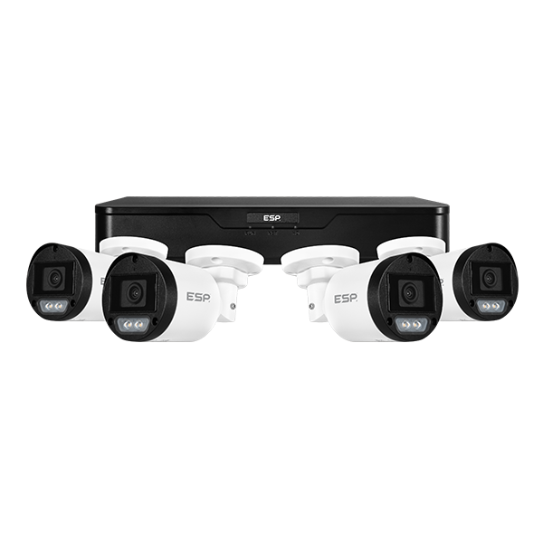 RekorHD RCKBW 24/7 Analogue HD 2MP 4CH 4 Camera Bullet Kit White 1TB