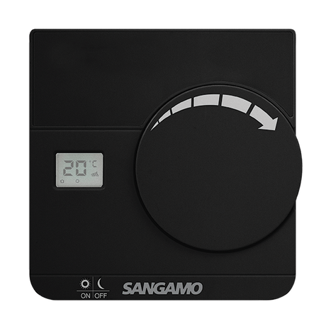 Sangamo Choice CHPRSTATDB Digital Thermostat, Black