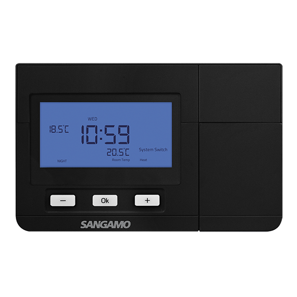 Sangamo Choice CHPRSTATDPB Programmable Room Thermostat