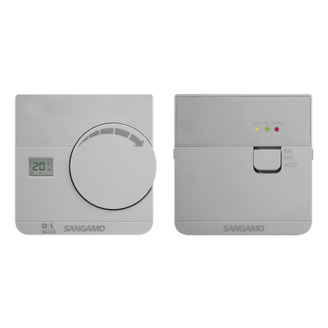 Sangamo Choice CHPRSTATDRFS Wireless Digital Thermostat in Silver