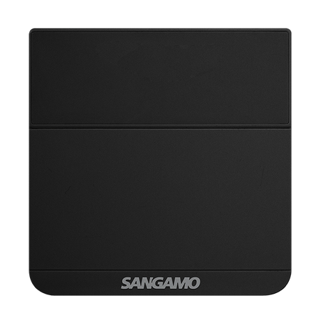 Sangamo Choice CHPRSTATTB Tamperproof Electronic Thermostat, Black