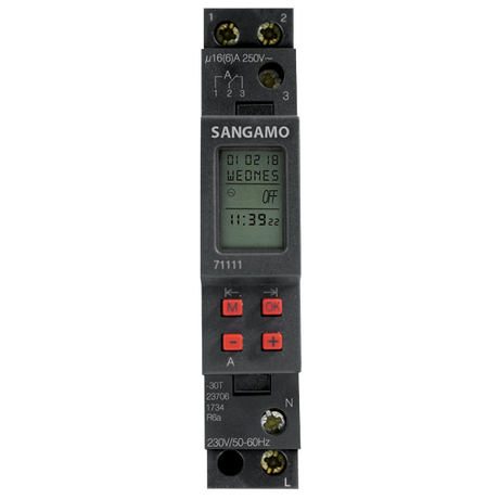 Sangamo 71111 Standard 1 Module 1 Channel, 7 Day, 46 Operations