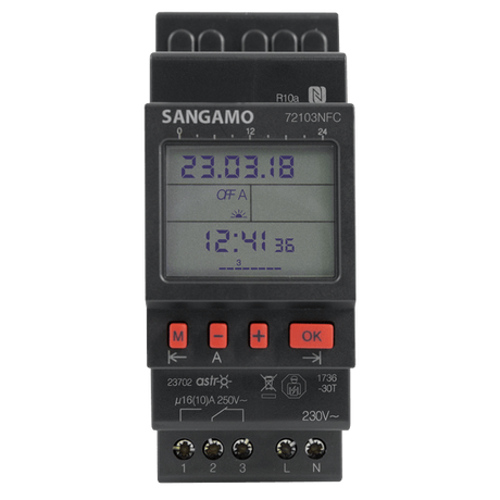 Sangamo 72103NFC Astro NFC 2 Module 1 Channel, 7 Day Timer, 56 Operations