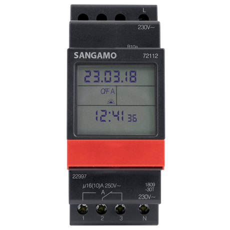 Sangamo 72112 Standard 2 Module, 1 Channel, 7 Day, 46 Operations