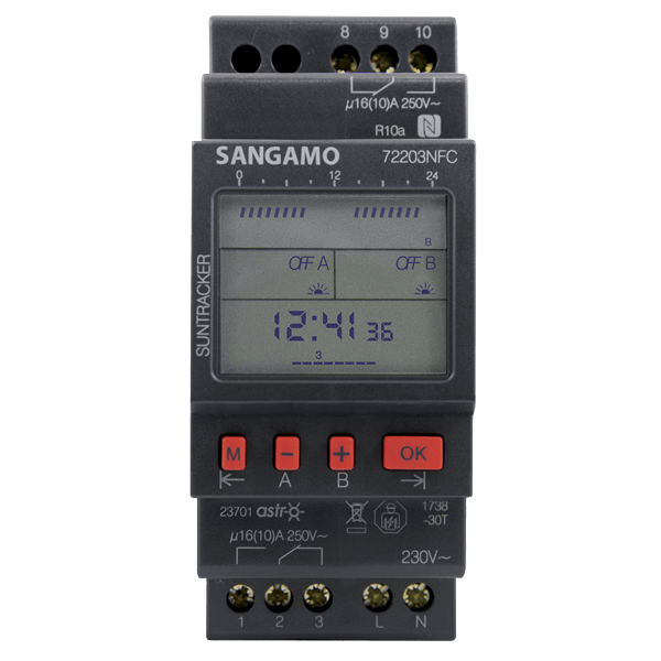 Sangamo 72203NFC Astro NFC 2 Module 2 Channel, 7 Day Timer, 56 Operations