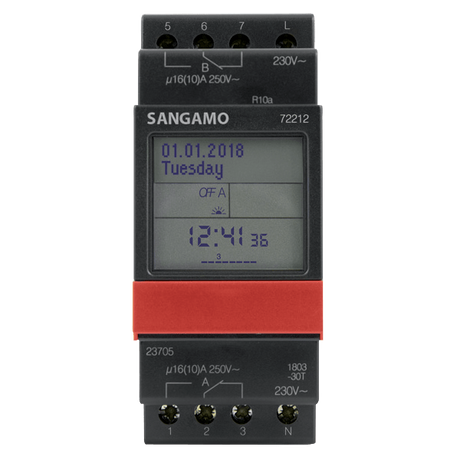 Sangamo 72212 Standard 2 Module, 2 Channel, 7 Day, 46 Operations