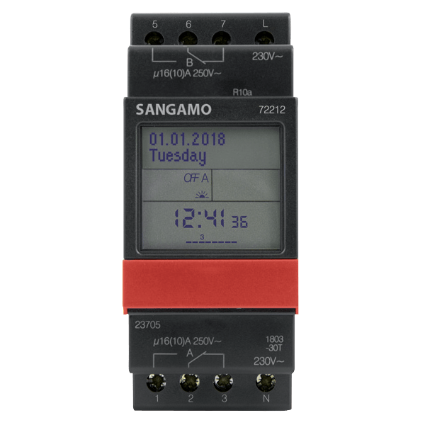 Sangamo 72212 Standard 2 Module, 2 Channel, 7 Day, 46 Operations