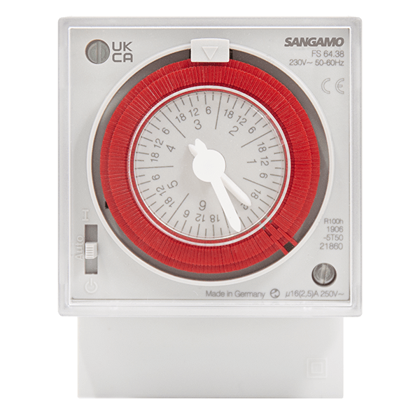 Sangamo PA16921 Standard Panel Mount 7 Day Timer with Battery