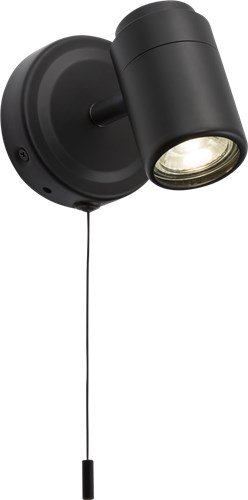 Knightsbridge 230V IP44 GU10 Single Spotlight – Matt Black BA03S1MB - West Midland Electrics | CCTV & Electrical Wholesaler