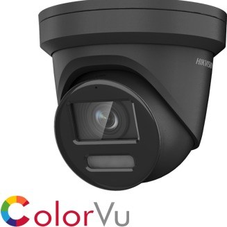 Hikvision 8MP ColorVu Fixed Turret Network Camera Black - West Midland Electrics | CCTV & Electrical Wholesaler