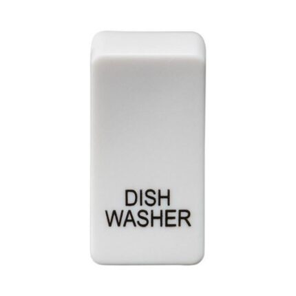 Knightsbridge Switch cover “marked DISHWASHER” – white GDDISHU - West Midland Electrics | CCTV & Electrical Wholesaler 5