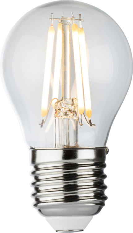 Knightsbridge 230V 4W LED ES Clear Golf Ball Filament Lamp 2700K Dimmable GBD4AESC - West Midland Electrics | CCTV & Electrical Wholesaler