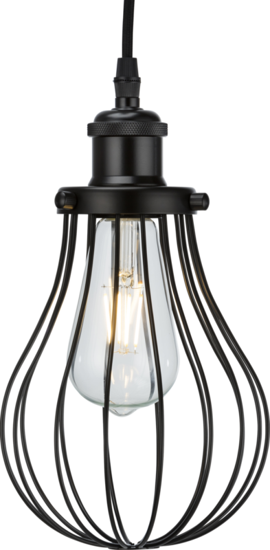 Knightsbridge Pendant Cage – Matt Black CAG3MB - West Midland Electrics | CCTV & Electrical Wholesaler