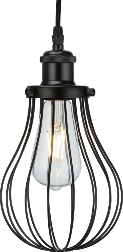 Knightsbridge Pendant Cage – Matt Black CAG3MB - West Midland Electrics | CCTV & Electrical Wholesaler 5