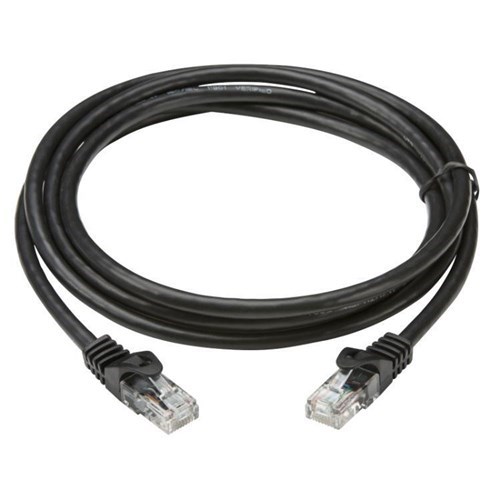 Knightsbridge 1m UTP CAT6 Networking Cable – Black NETC61M - West Midland Electrics | CCTV & Electrical Wholesaler