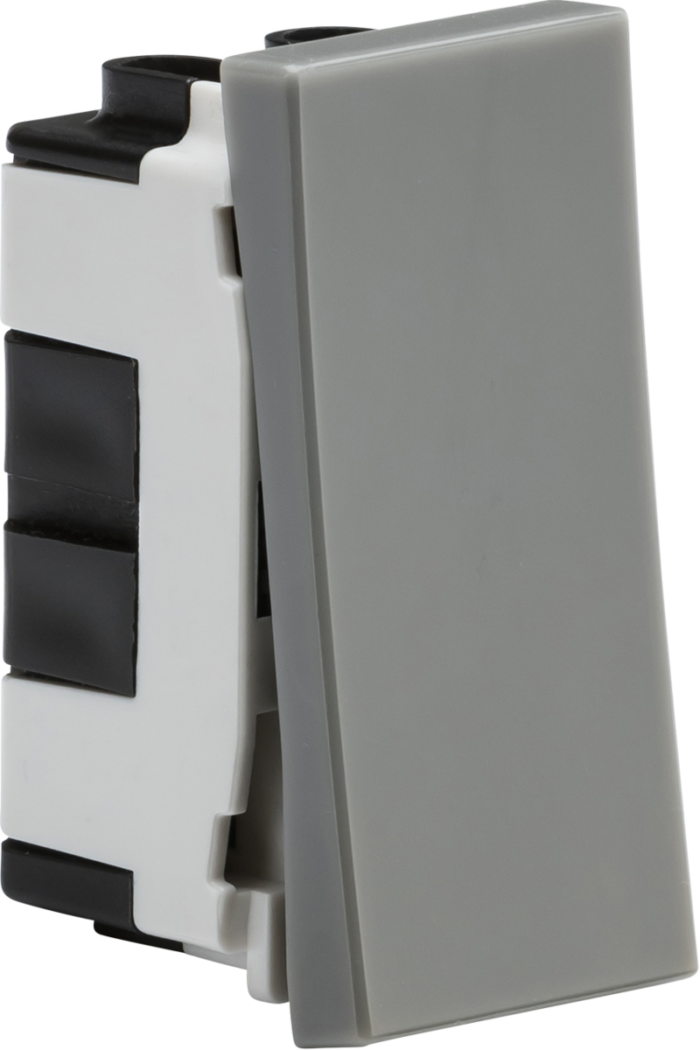 Knightsbridge 20AX 1G 2-way modular switch (25x50mm) – Grey NET2GY - West Midland Electrics | CCTV & Electrical Wholesaler 3