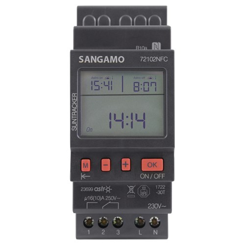 SANGAMO ESP Astro NFC 1 Module 1 Channel, 24 hr Timer, 4 Operations 72102NFC - West Midland Electrics | CCTV & Electrical Wholesaler