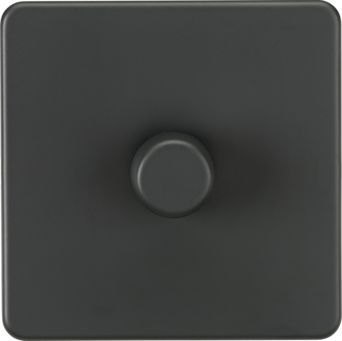 Knightsbridge 1G 2-way 10-200W (5-150W LED) Intelligent dimmer – Anthracite - West Midland Electrics | CCTV & Electrical Wholesaler 3