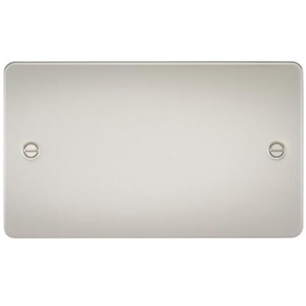 Knightsbridge Flat Plate 2G blanking plate – pearl FP8360PL - West Midland Electrics | CCTV & Electrical Wholesaler