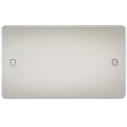 Knightsbridge Flat Plate 2G blanking plate – pearl FP8360PL - West Midland Electrics | CCTV & Electrical Wholesaler
