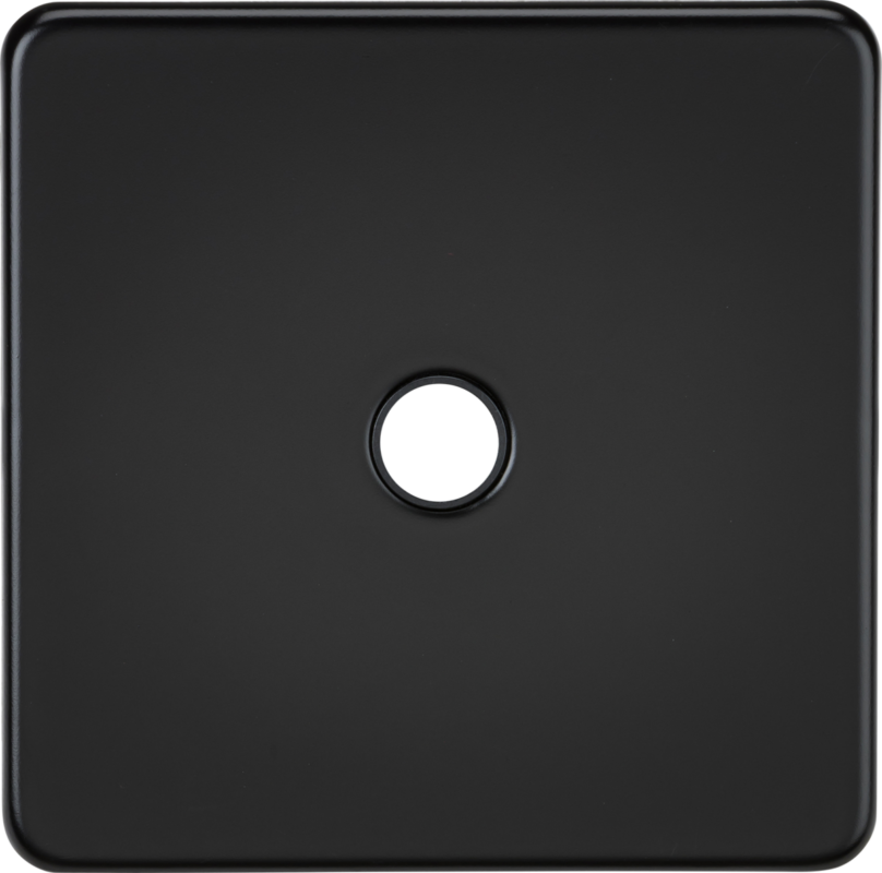 Knightsbridge 20A Flex Outlet Plate – Matt Black SF8342MB - West Midland Electrics | CCTV & Electrical Wholesaler