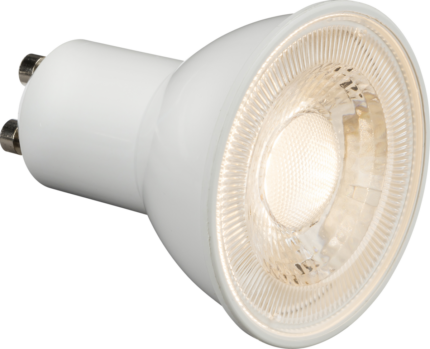 Knightsbridge 230V 7W GU10 Dimmable LED lamp – 3000K GU7PDWW - West Midland Electrics | CCTV & Electrical Wholesaler