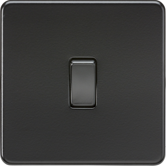 Knightsbridge 10AX 1G DP Switch – Matt Black - West Midland Electrics | CCTV & Electrical Wholesaler 3