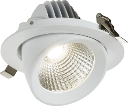 Knightsbridge SARA 230V IP20 LED Recessed Tri-Wattage and CCT 0-10V Scoop Downlight – 15/ 20/ 25W - West Midland Electrics | CCTV & Electrical Wholesaler