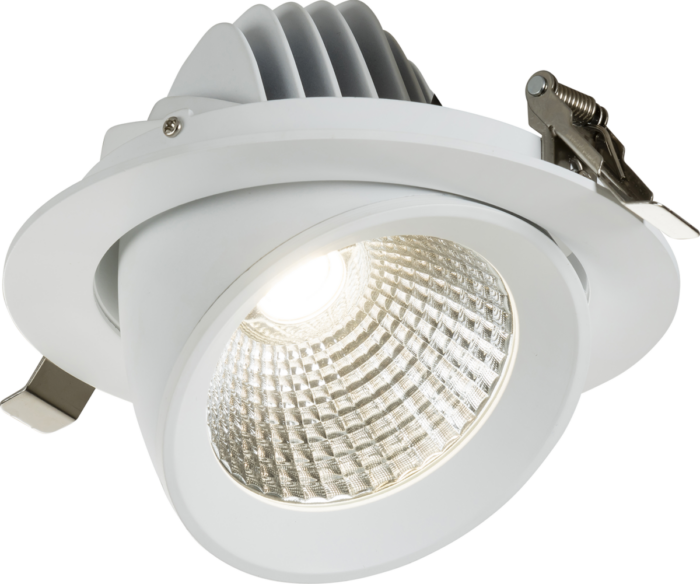 Knightsbridge SARA 230V IP20 LED Recessed Tri-Wattage and CCT 0-10V Scoop Downlight – 15/ 20/ 25W - West Midland Electrics | CCTV & Electrical Wholesaler 3