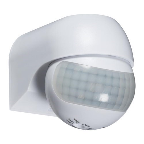 Knightsbridge IP44 180 Deg Mini PIR Sensor – White OS0014 - West Midland Electrics | CCTV & Electrical Wholesaler