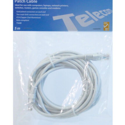 Electrovision Patch Cable 5M - West Midland Electrics | CCTV & Electrical Wholesaler 5