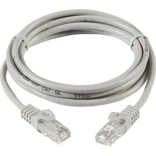 Knightsbridge 10m UTP CAT5e Networking Cable – Grey NETC510M - West Midland Electrics | CCTV & Electrical Wholesaler