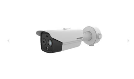 Hikvision HeatPro Thermal & Optical Bi-spectrum Network Bullet Camera, 256 × 192 thermal, 2688 × 1520 optical, 6.9mm lens, Alarm/Audi, 12VDC/PoE - West Midland Electrics | CCTV & Electrical Wholesaler