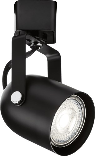 Knightsbridge 230V GU10 Track Spotlight – Black TRKSP9ABK - West Midland Electrics | CCTV & Electrical Wholesaler
