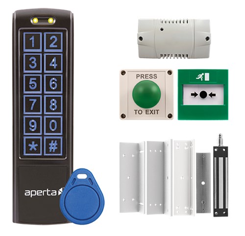 ESP Aperta Single Door External Keypad Kit EZT3KXTB - West Midland Electrics | CCTV & Electrical Wholesaler