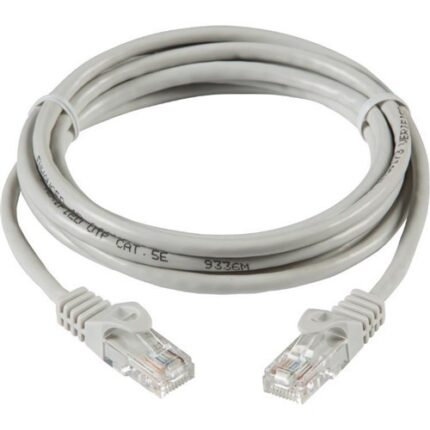 Knightsbridge 1m UTP CAT5e Networking Cable – Grey NETC51M - West Midland Electrics | CCTV & Electrical Wholesaler