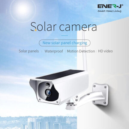 ENER-J Outdoor Wireless WiFi IP Camera With Inbuilt Battery & Solar Panel For Charging IPC1018 - West Midland Electrics | CCTV & Electrical Wholesaler 5