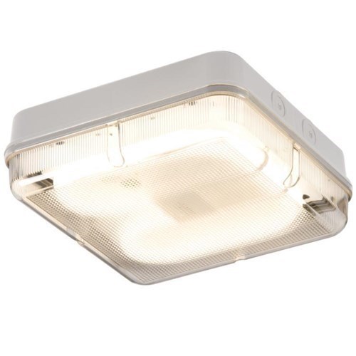 Knightsbridge IP65 28W HF Square Emergency Bulkhead with Prismatic Diffuser and White Base TPS28WPEMHF - West Midland Electrics | CCTV & Electrical Wholesaler 3