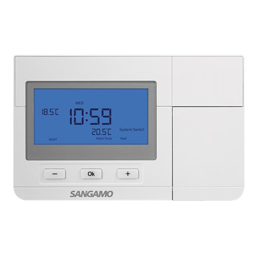 SANGAMO ESP 7 Day Programmable Room Thermostat CHPRSTATDP - West Midland Electrics | CCTV & Electrical Wholesaler