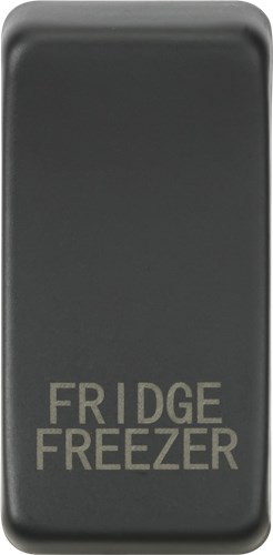 Knightsbridge Switch cover “marked FRIDGE FREEZER” – anthracite GDFRIDAT - West Midland Electrics | CCTV & Electrical Wholesaler