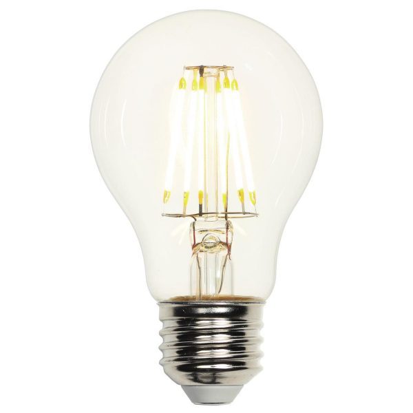 Westinghouse LED 7.5W Clear E27 220-240V 2700K W/W 806 Lumens 15000 Hour 30202 - West Midland Electrics | CCTV & Electrical Wholesaler