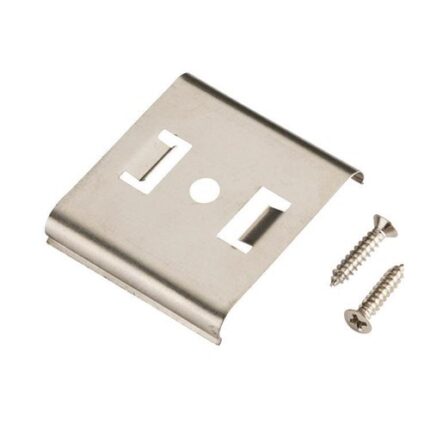 Knightsbridge Metal Mounting Clip comes with 2 x Screws for Flat LED Strip LEDFCLIP - West Midland Electrics | CCTV & Electrical Wholesaler 5