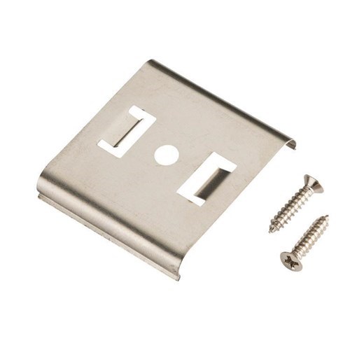 Knightsbridge Metal Mounting Clip comes with 2 x Screws for Flat LED Strip LEDFCLIP - West Midland Electrics | CCTV & Electrical Wholesaler